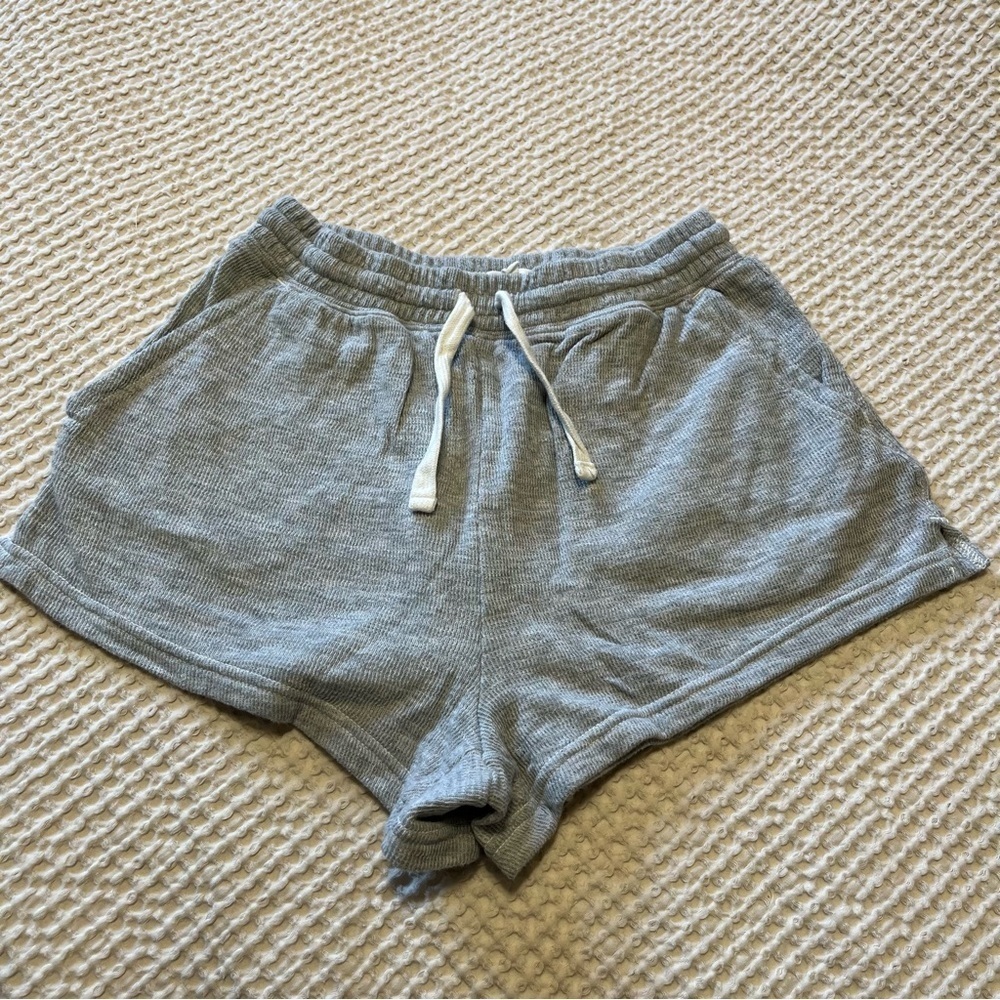 Aerie Gray Sweat Shorts Loungewear Comfy Size XS